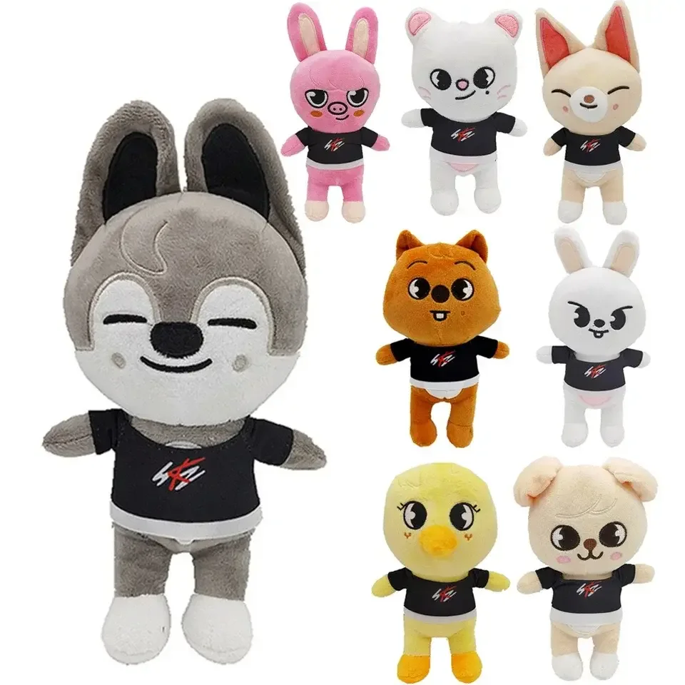 Skzoo Plush Kpop Toys Cartoon Stuffed Animal Plushies Doll Kawaii Companion for Kid Adult Fans Gift