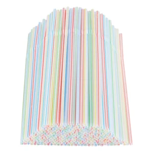 50-1000Pcs Multicolor Straw Drinking Kunststof Straws for Wedding Party Supplies Beverage Kitchen Cocktail Drinking Straws