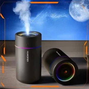 Car Air Humidifier 280ML Large Fog Volume Colorful Light Silent Aroma Diffuser Essential Oils Aromatherapy for Home Bedroom